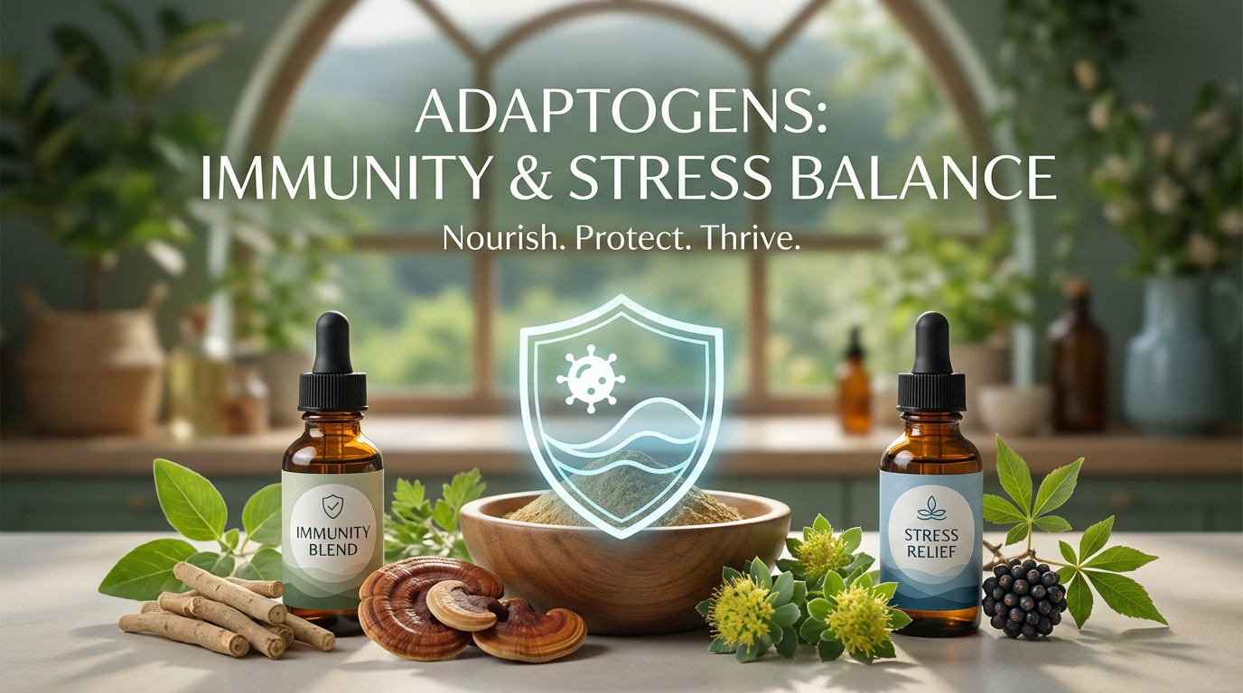 Адаптогени для імунітету та стресу