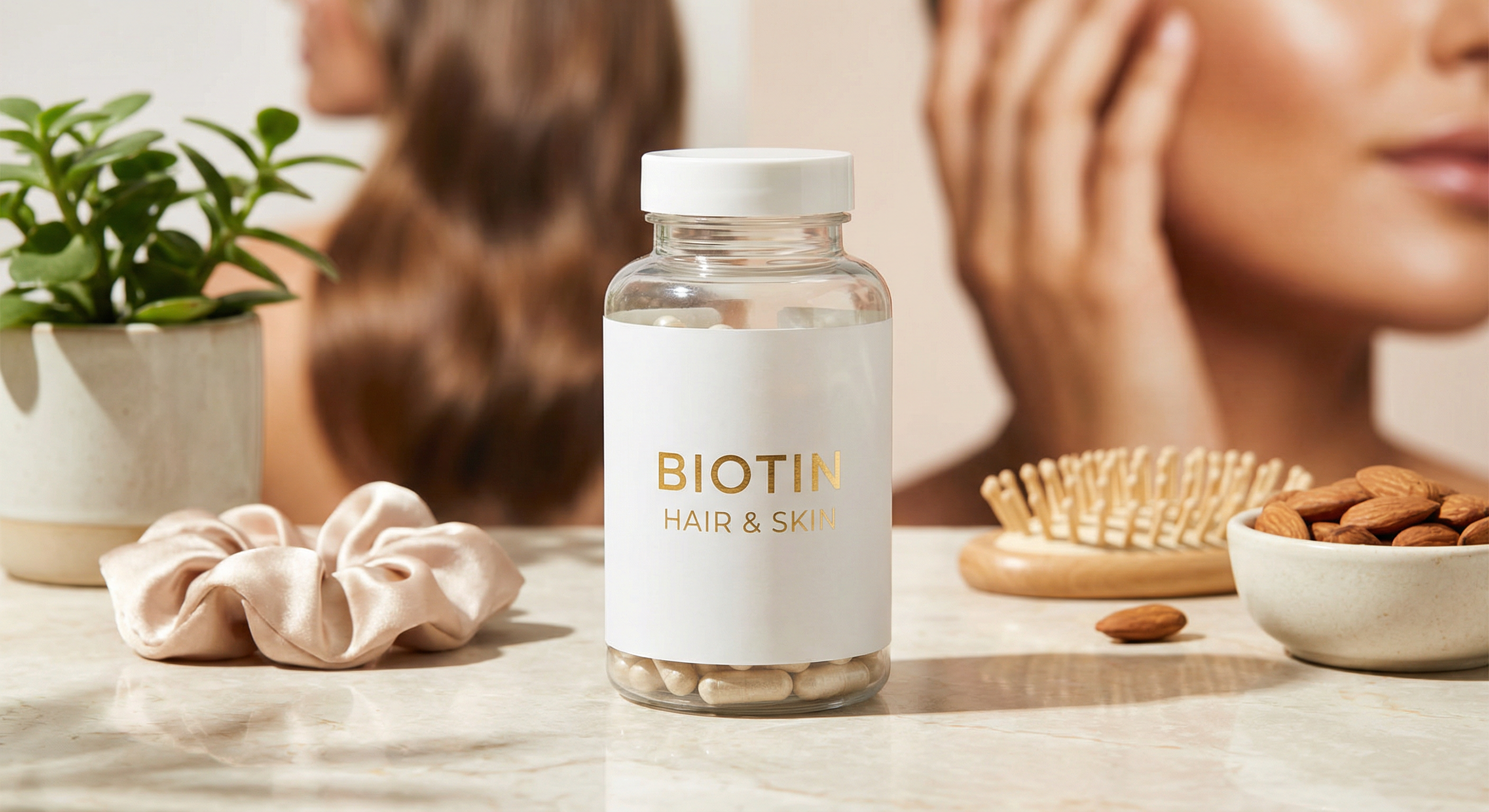Biotin for hair and skin health