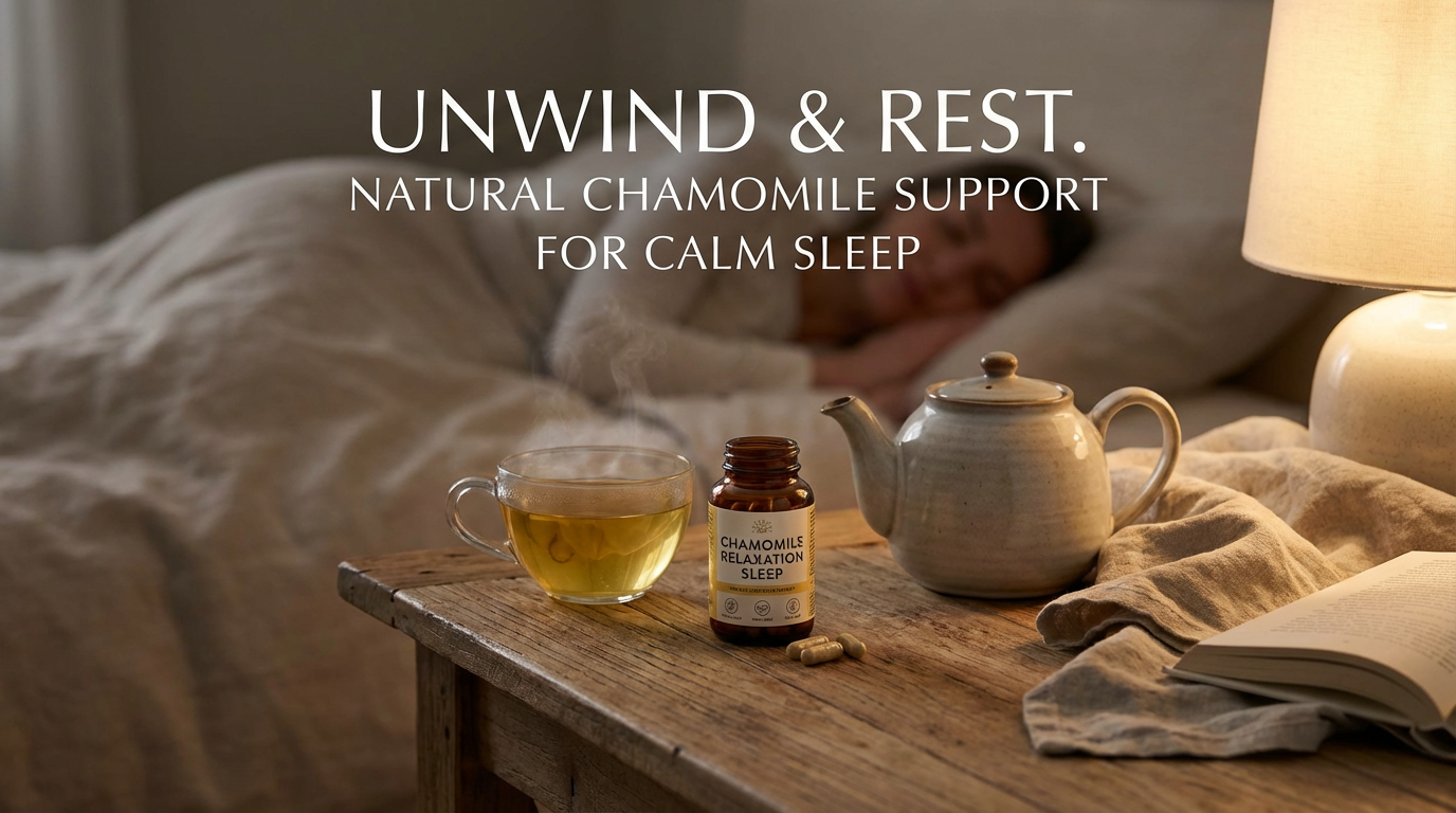 Chamomile for relaxation and sleep