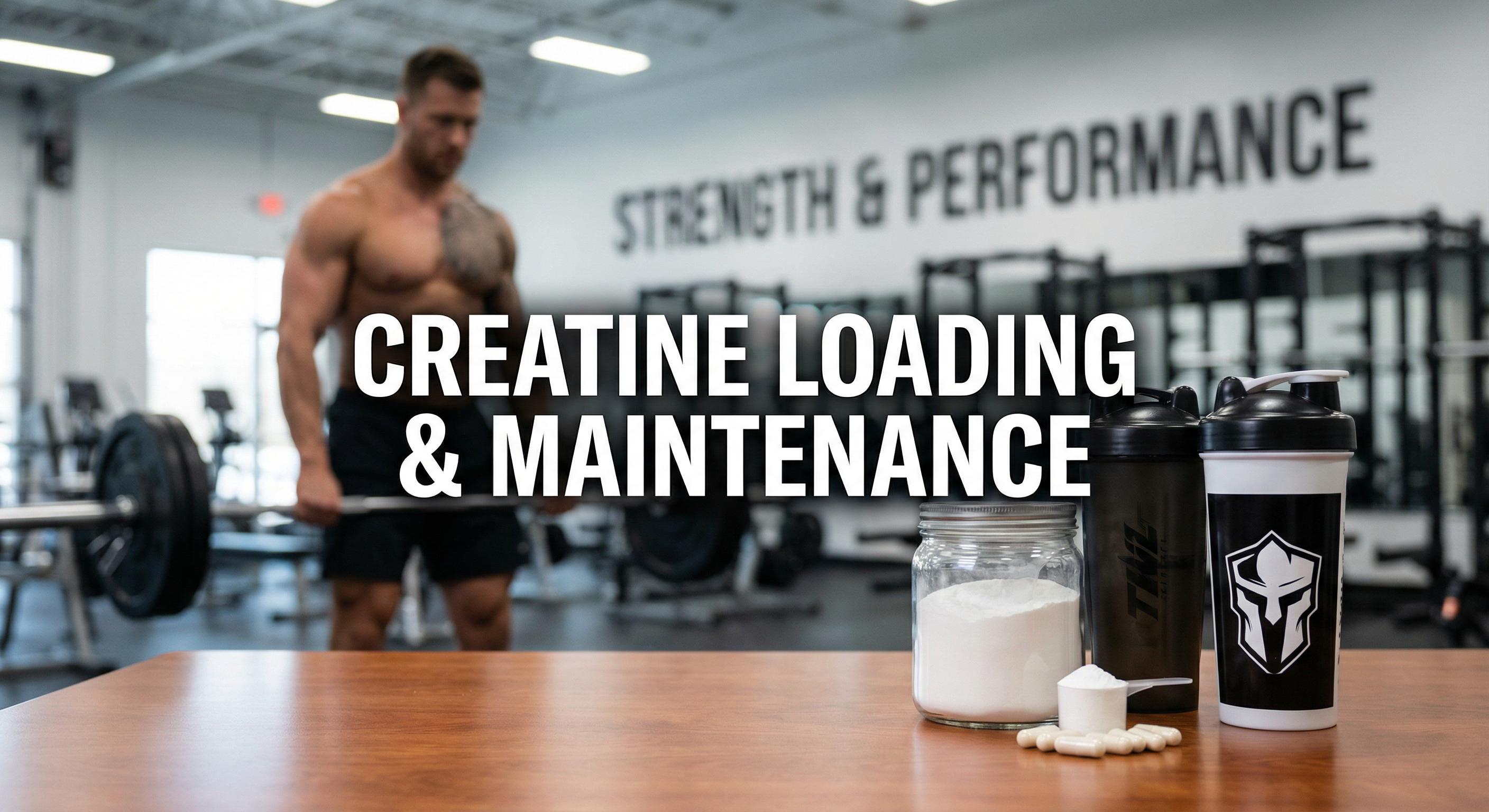 Creatine loading and maintenance