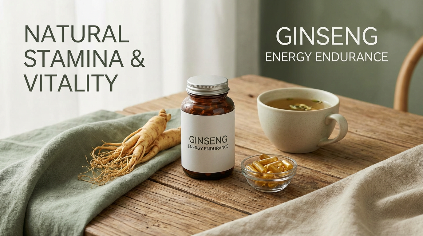 Ginseng for energy and endurance
