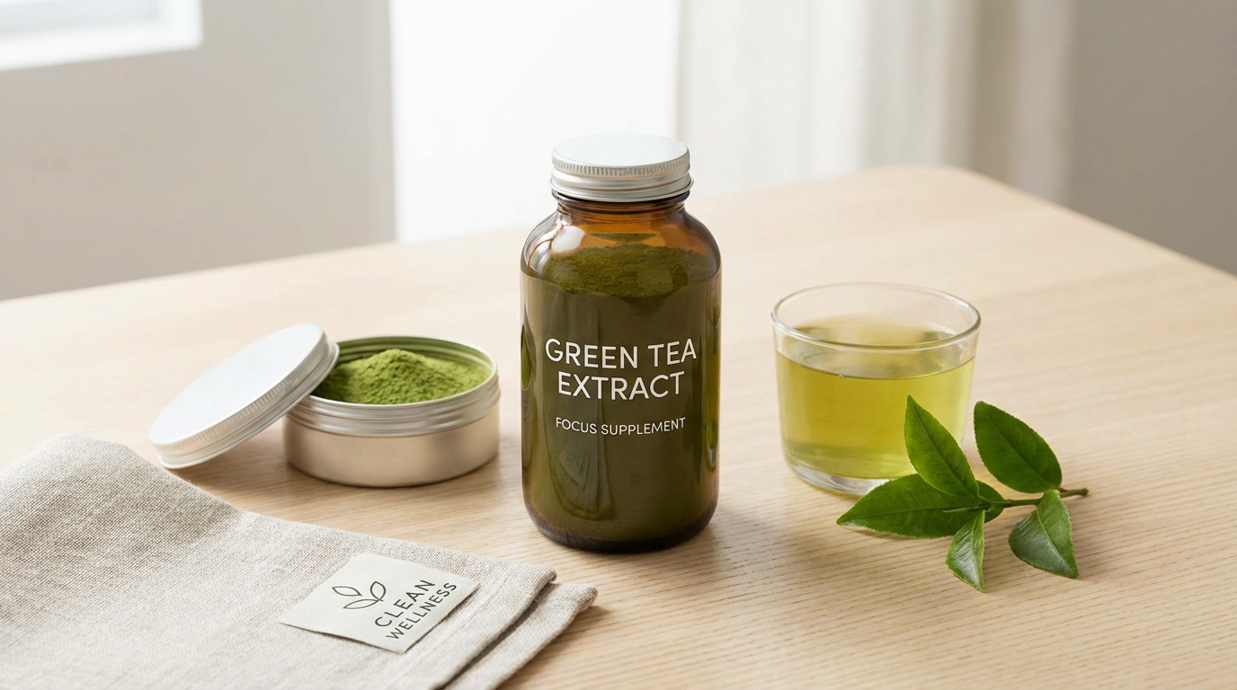 Green tea extract for focus