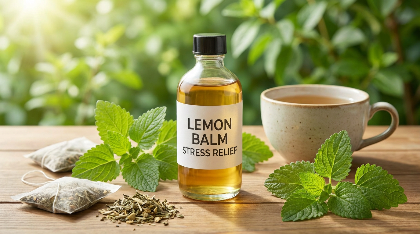 Lemon balm for stress relief