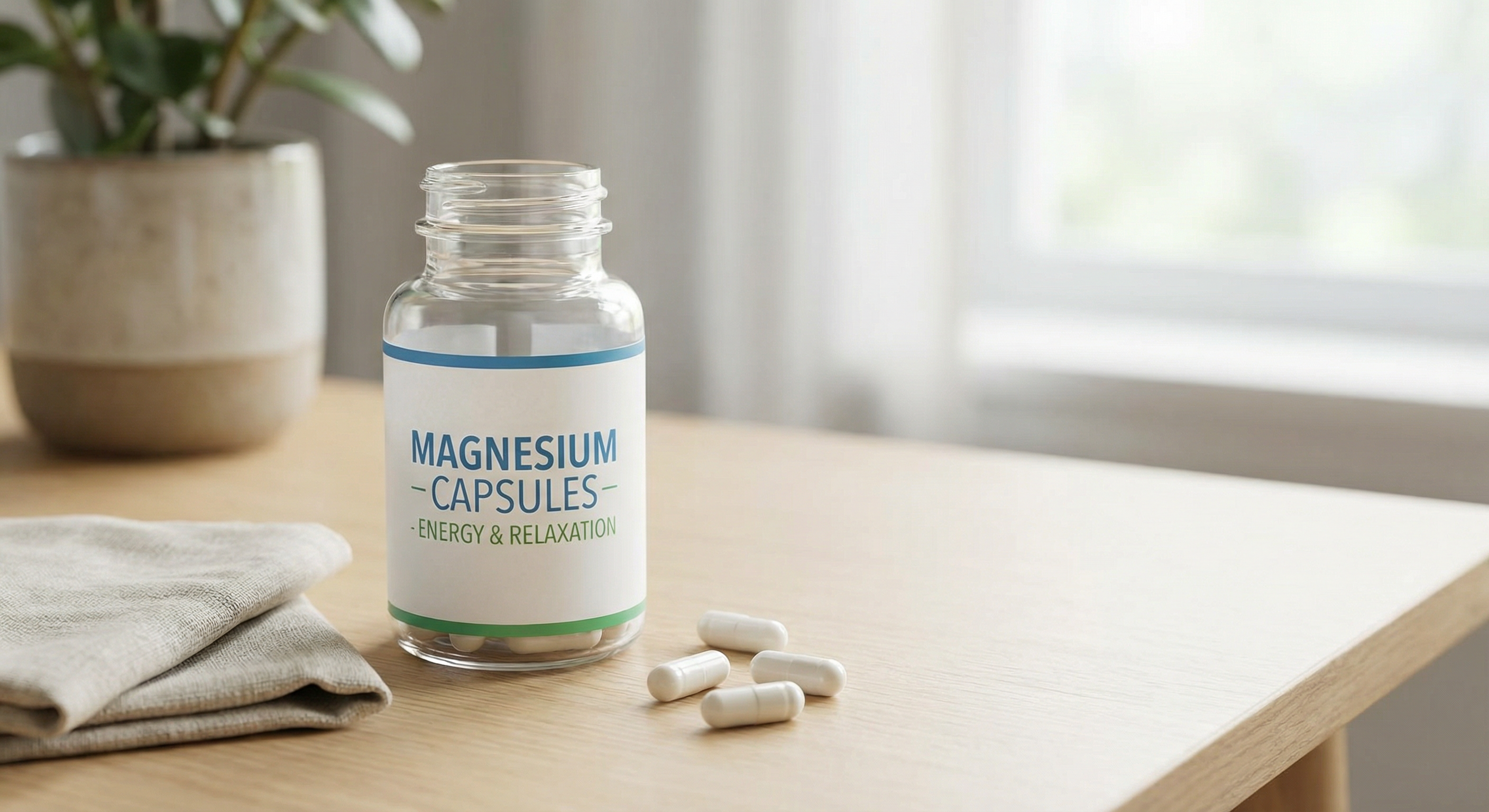 Магній для енергії та втоми