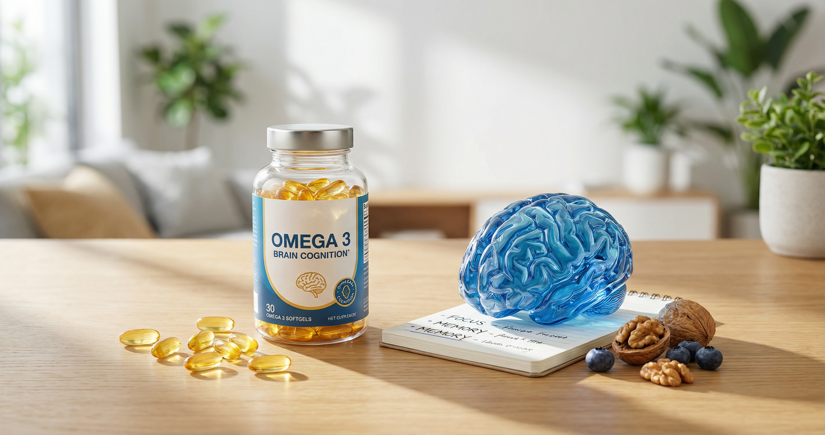 Omega-3 and brain cognition