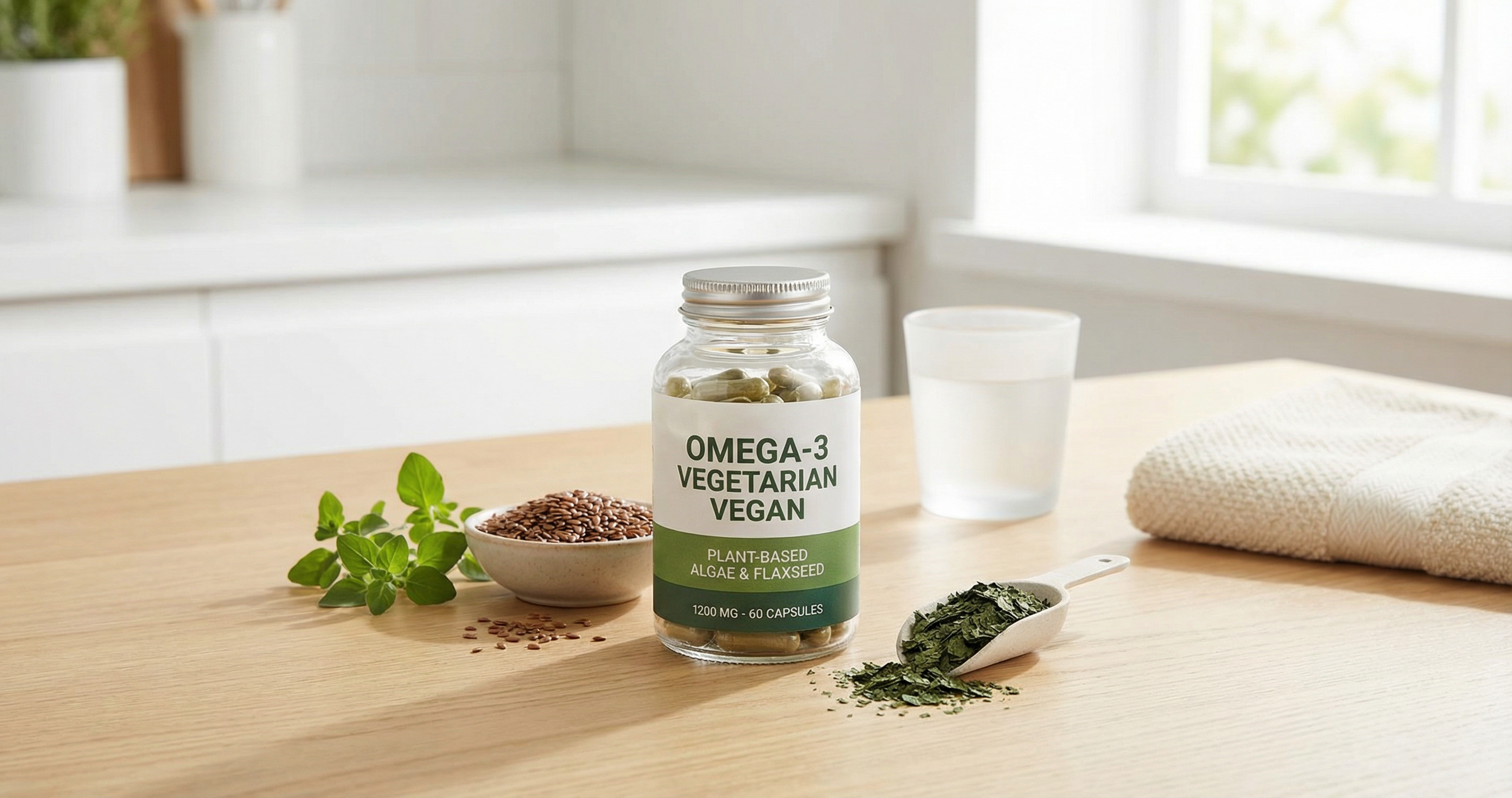 Vegetarian and vegan omega-3 sources