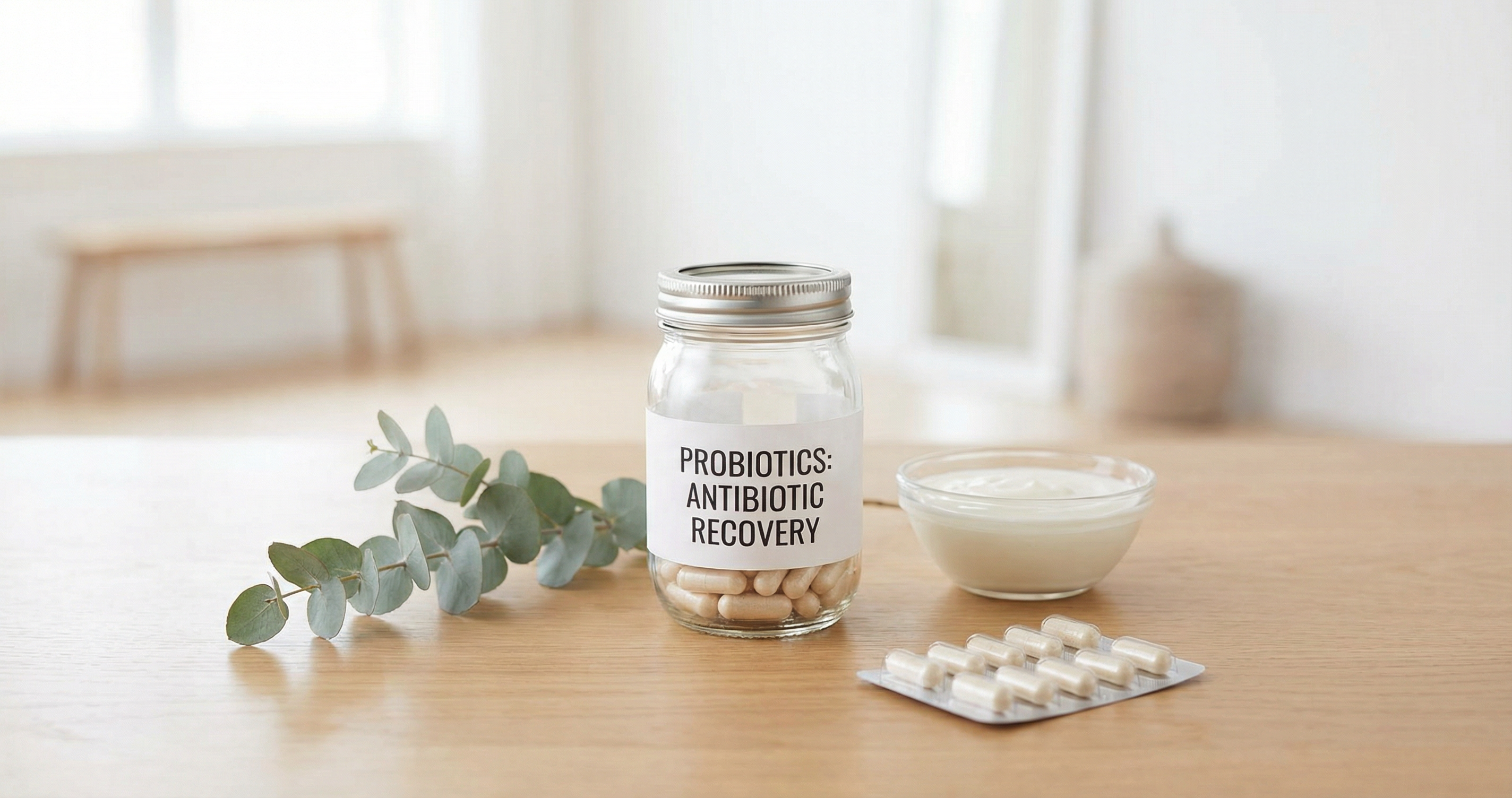 Probiotics for antibiotics recovery