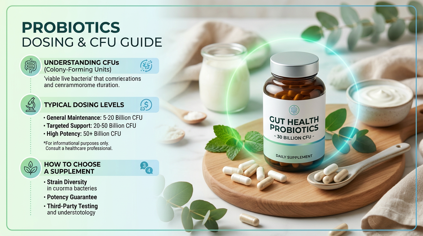 Дозування пробіотиків та КУО