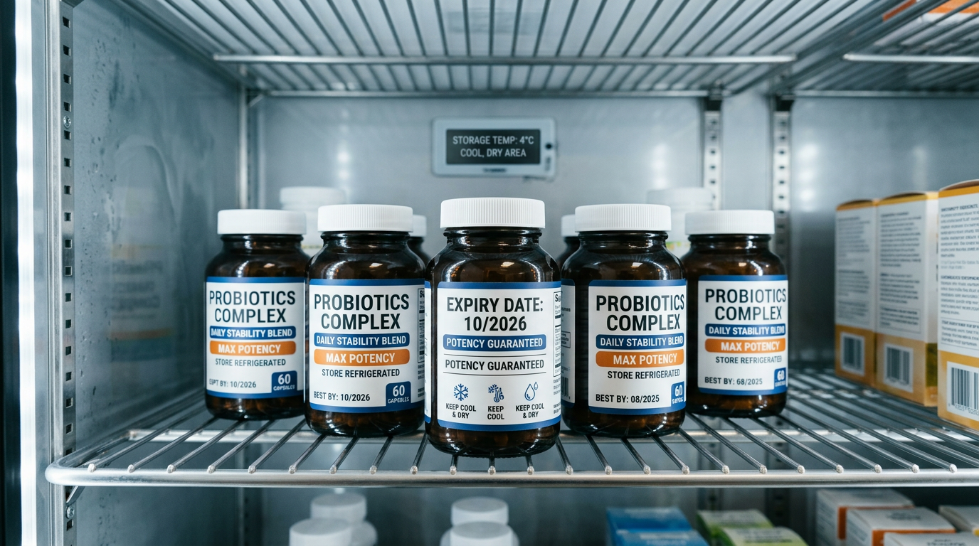 Probiotic storage and shelf life