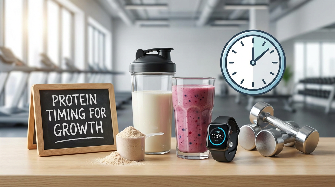 Protein timing for muscle growth