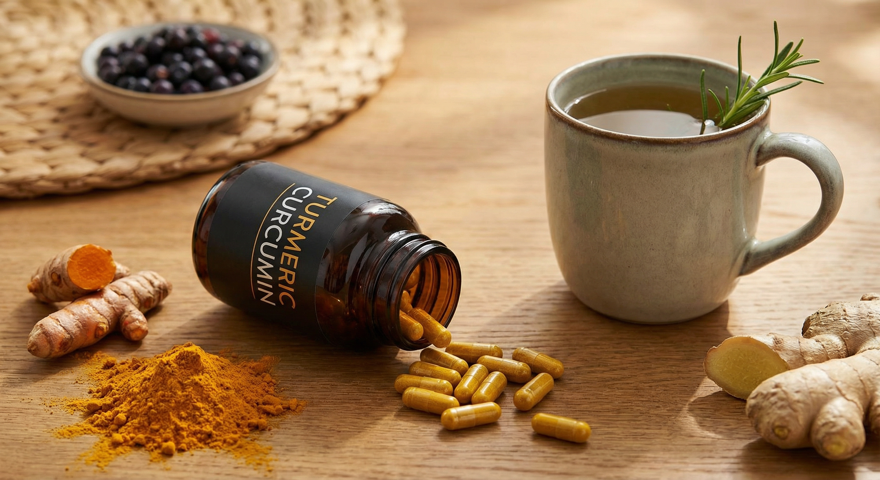 Turmeric and curcumin supplement