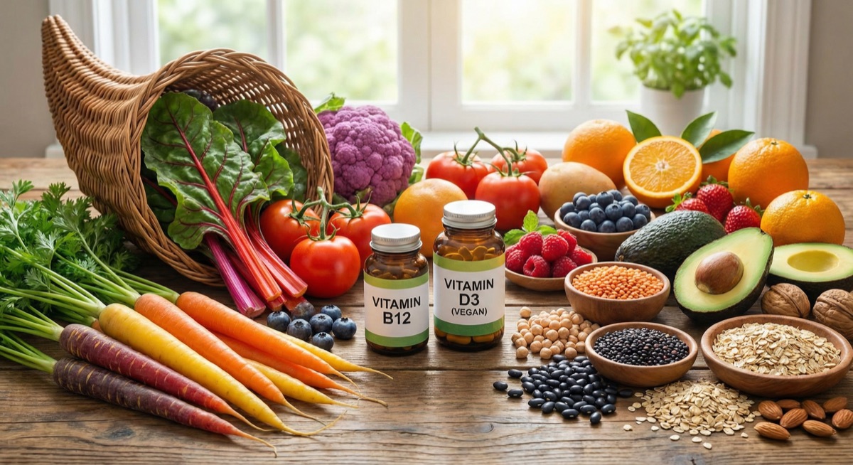 Vegan diet and key supplements