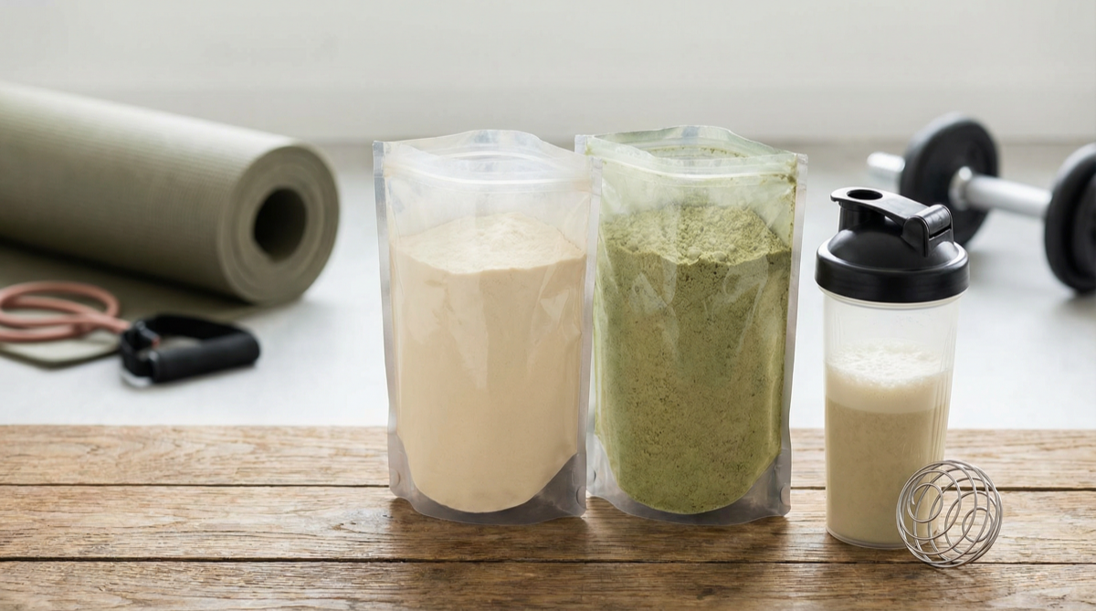 Сывороточный и растительный протеин